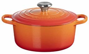 Emaliuotas ketaus puodas Le Creuset 02731067, Ø34 cm, 12 l, oranžinė sp.
