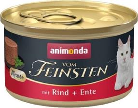 Mitrā kaķu barība Animonda Vom Feinsten Mousse, liellopa gaļa/pīles gaļa, 0.085 kg