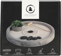 Namų dekoracija Esschert Design Round Mini Zen Garden TT231, 24.2 cm, pilka sp.