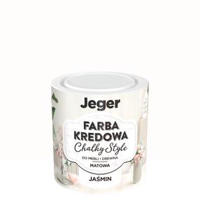 Värv, mööbli jaoks Jeger Chalk Paint Jasmin, matt, 0.5 l, valge v.