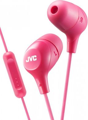 Vadu austiņas JVC HA-FX38M, rozā krās.