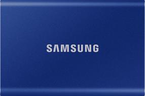 Cietais disks Samsung T7, SSD, 2 TB, zila krās.
