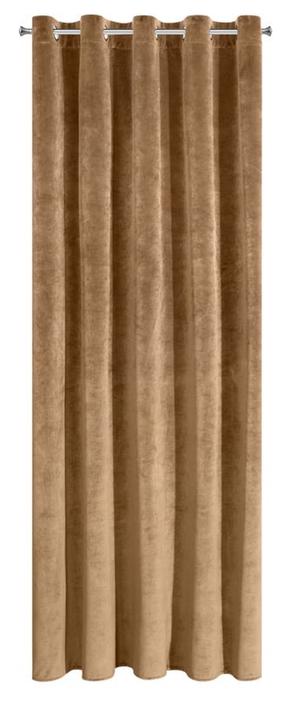 Naktinė užuolaida, šviesiai ruda sp., 140 cm x 250 cm