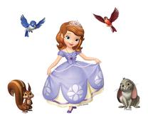 Sienos dekoracija Disney Her Highness Sofia, 9 cm x 9.5 cm