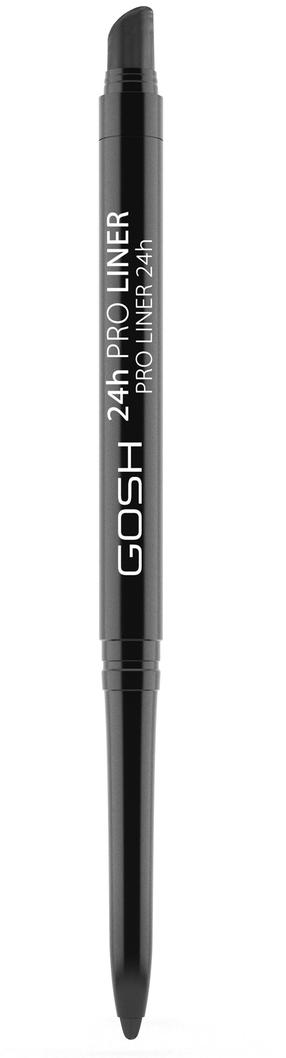 Карандаш для глаз Gosh 24h PRO Liner 02 carbon black