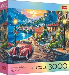 Pusle Trefl Italian Lakeside Town 99309, 85 cm x 116 cm, 3000 tk, mitmevärviline