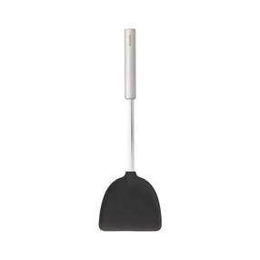 Cepšanas lāpstiņa Brabantia Wok Turner 137549, 10.5 cm, 38.8 cm, melns krās./tērauda krās.