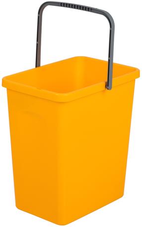 Rūšiavimo šiukšliadėžė Branq, 10 l, geltona sp.