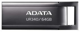 USB mälupulk A-Data UR340 AROY-UR340-32GBK, hall v., 64 GB