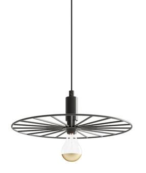 Valgusti rippuv Thoro Lighting Sirkel 30 TH.144, E27, 1 x 60 W, must v. / must v., 30 x 30 cm
