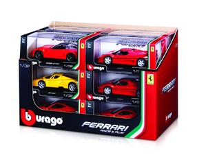 Žaislinis automobilis Bburago Ferrari RP 18-46100, 1:32, (spalva/dizainas parenkami atsitiktine tvarka)