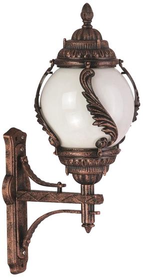 Āra sienas lampa Opviq BAP-68182-BKR, 60W, E27, IP65, brūna krās., 40 cm x 65 cm