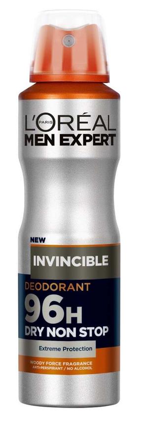 Vīriešu dezodorants L’Oréal Paris Men Expert Invincible, 150 ml
