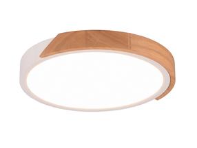 Šviestuvas lubų ir sienų RL Jano R67201131, LED, 3000 °K, 1 x 20 W, balta sp. / ruda sp.