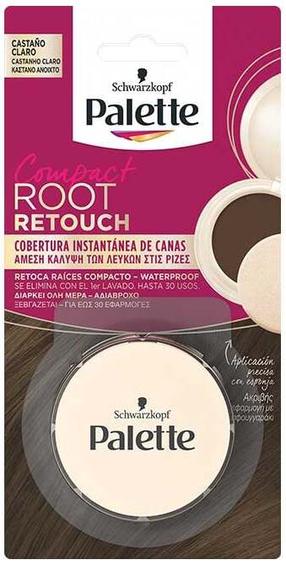 Maskuojamoji pudra ataugusioms plaukų šaknims Schwarzkopf Palette Root Retouch, šviesiai ruda sp., 3 ml