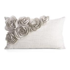 Наволочка для декоративной подушки Flores JA220-01, бежевый цв., 50 см x 30 см