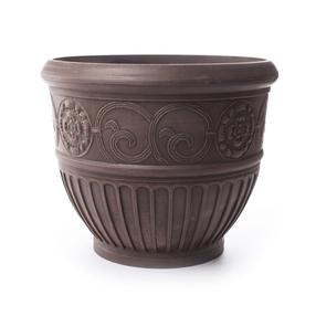 Gėlių vazonas Domoletti OB81-C, spw, Ø 40.6 cm, ruda sp.