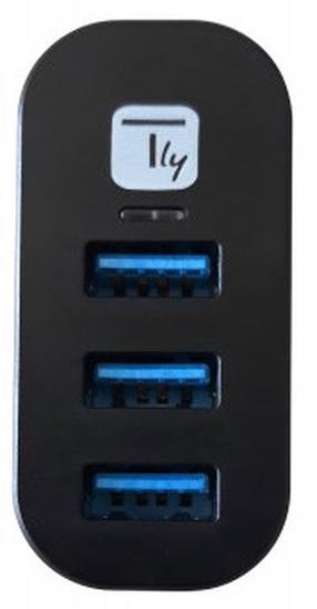 USB šakotuvas Techly Mini Rotating Hub