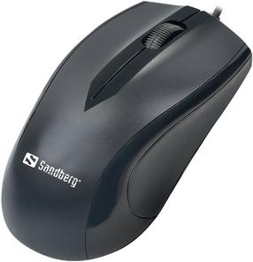 Juhtmega arvutihiir Sandberg 631-01, must v.