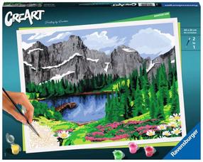 Tapymas pagal skaičius Ravensburger CreArt Dolomites, įvairių spalvų