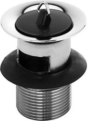 Sifoonipea vannitoavalamu jaoks Kludi 1042705-00, 63 mm, must v./kroom v.