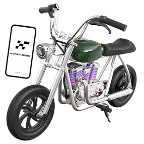 Vaikiškas elektrinis motociklas Hyper Gogo Pioneer App, žalia sp.