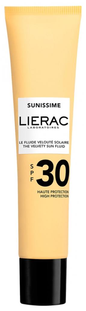 Средство для ухода за загаром для лица Lierac Sunissime Velvety Solar Fluid SPF30, 40 мл