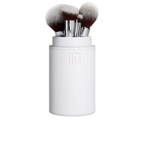 Kosmētikas otu futrālis Ilu Brush Holder Tube, 6.7 cm, 22.7 cm, balta krās.