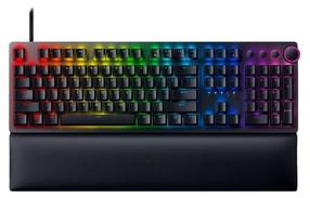 Kahjustatud pakendiga toode. Juhtmega mänguklaviatuur Razer Huntsman V2 Razer Purple, DE, must v.
