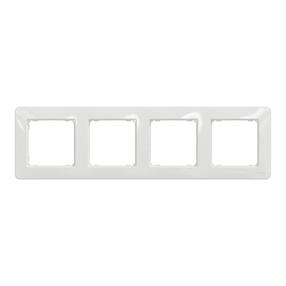 Neljane raam Schneider Electric Sedna Design SDD311804, valge v. 4 k.
