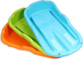 Plastikinės rogės Technok MIX, (spalva/dizainas parenkami atsitiktine tvarka), 62 cm x 36 cm