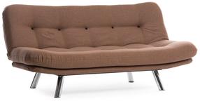 Sofa-lova Hanah Home Misa 3-Seat, šviesiai ruda sp., 100 x 200 cm x 104 cm