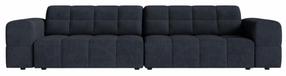 Sofa Cosmopolitan Design Chicago Chenille Eden 16, tamsiai mėlyna (navy) sp., 102 x 252 cm x 78 cm