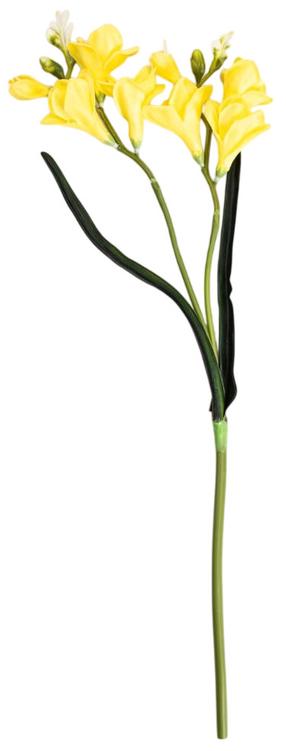 Dirbtinė šakelė, frezija Homla Fersia, geltona sp./įvairių spalvų, 58 cm