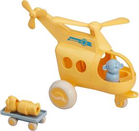  Игрушечный вертолет Viking Toys Re-Line, желтый цв.