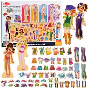 Magnetinė dėlionė "Fashion Dress Up"