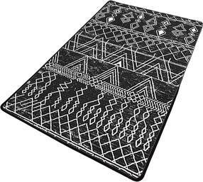 Vonios grindų kilimėlis Foutastic Straordinario 359CHL4691, balta sp./juoda sp., 120 cm x 70 cm