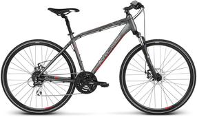Velosipēds rallijkross Kross Evado 4.0, 28 ", 23" rāmis, sarkana krās./pelēka krās.