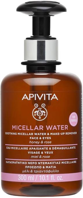 Micelārais ūdens Apivita Soothing Face & Eyes, 300 ml