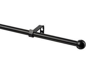 Karnizo komplektas Domoletti 16CZI160, 160 cm, Ø 16 mm, juoda sp.
