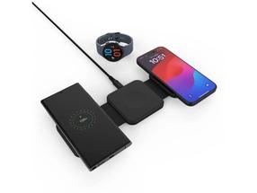 Bezvadu induktīvā lādētājs Fixed FLEX FOR SAMSUNG, MagSafe, melna krās., 35 W