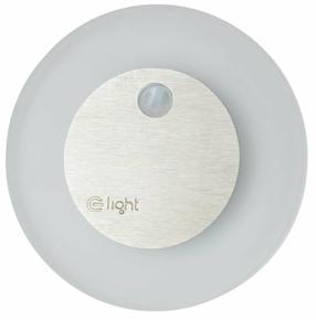 Šviestuvas lubų ir sienų Eko-Light Oti EKS1078, LED, 1 x 0.6 W, balta sp. / sidabro sp.