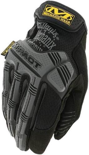 Darbo pirštinės Mechanix Wear M-Pact MPT-58-008, juoda sp./pilka sp., S, 2 vnt.