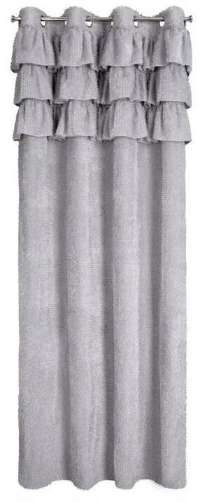 Nakts aizkari Agis ZKOI-02, sudraba krās., 140 cm x 250 cm