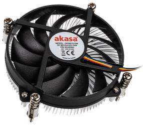 Ventilators Akasa AK-CC6308EP01, 9.5 cm, melna krās.