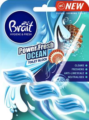 WC valiklis - gaiviklis Brait Power Fresh Ocean, 39 g