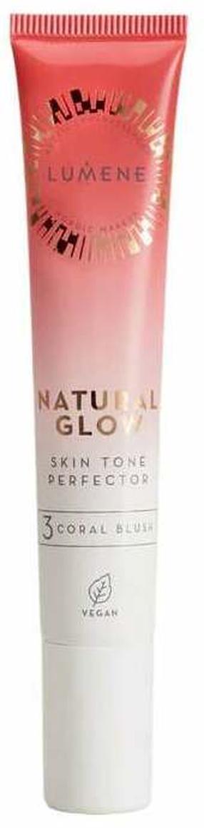 Vedel põsepuna Lumene Natural Glow Skin Tone Perfector, 3 coral blush, 20 ml