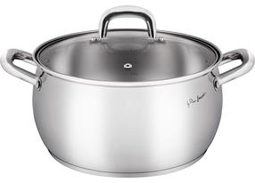 Kастрюля Lamart Shape LT1162, Ø24 см, 6 л, серебристый цв.