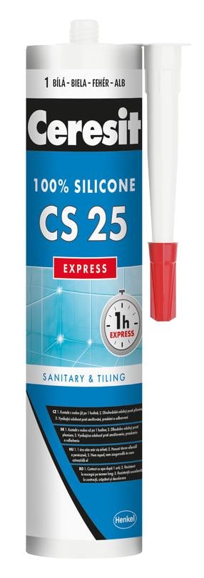 Hermetikas Ceresit CS25 Express, 280 ml, balta sp.