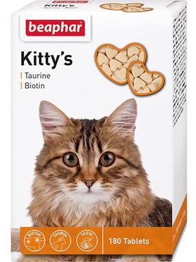 Barības piedevas, vitamīni kaķiem Beaphar Kitty's Taurine + Biotin